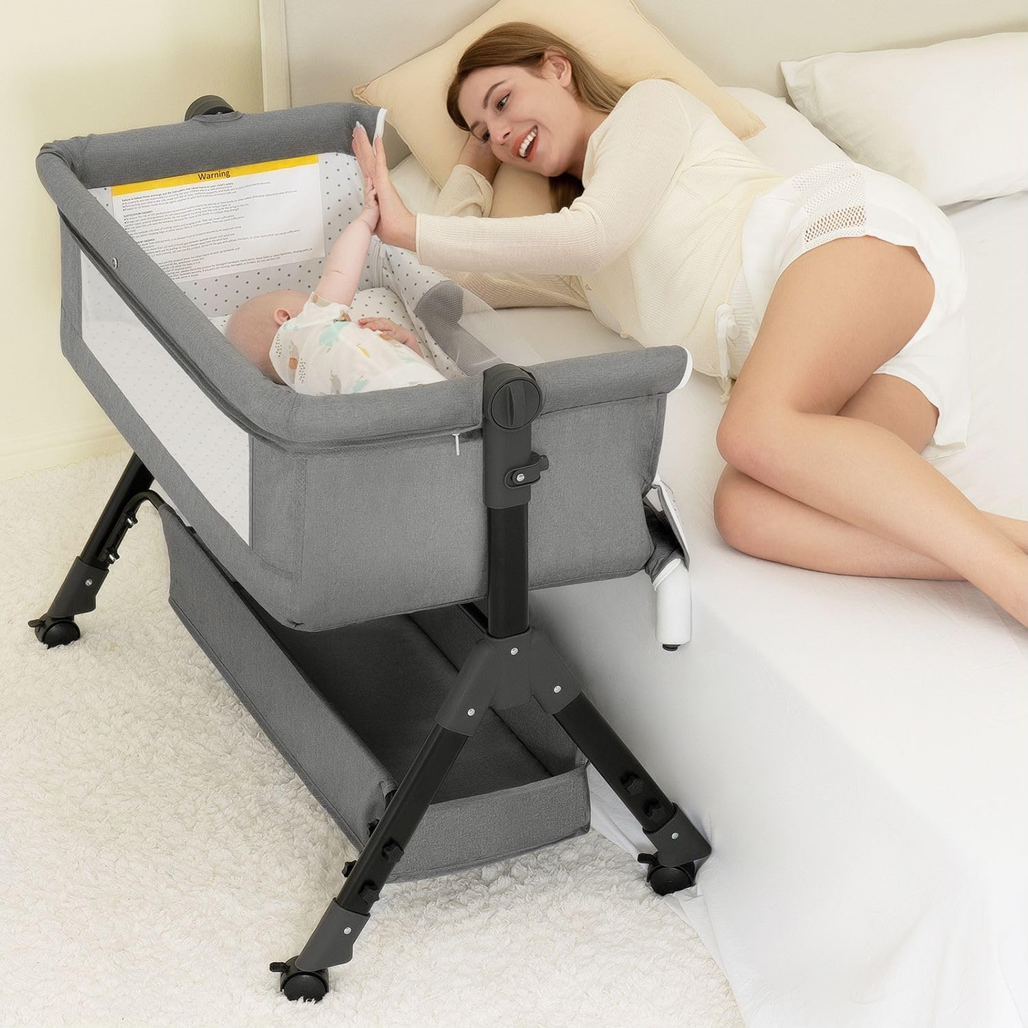 Bassinet Bedside Sleeper - 3 in 1 아기 침대, 침대