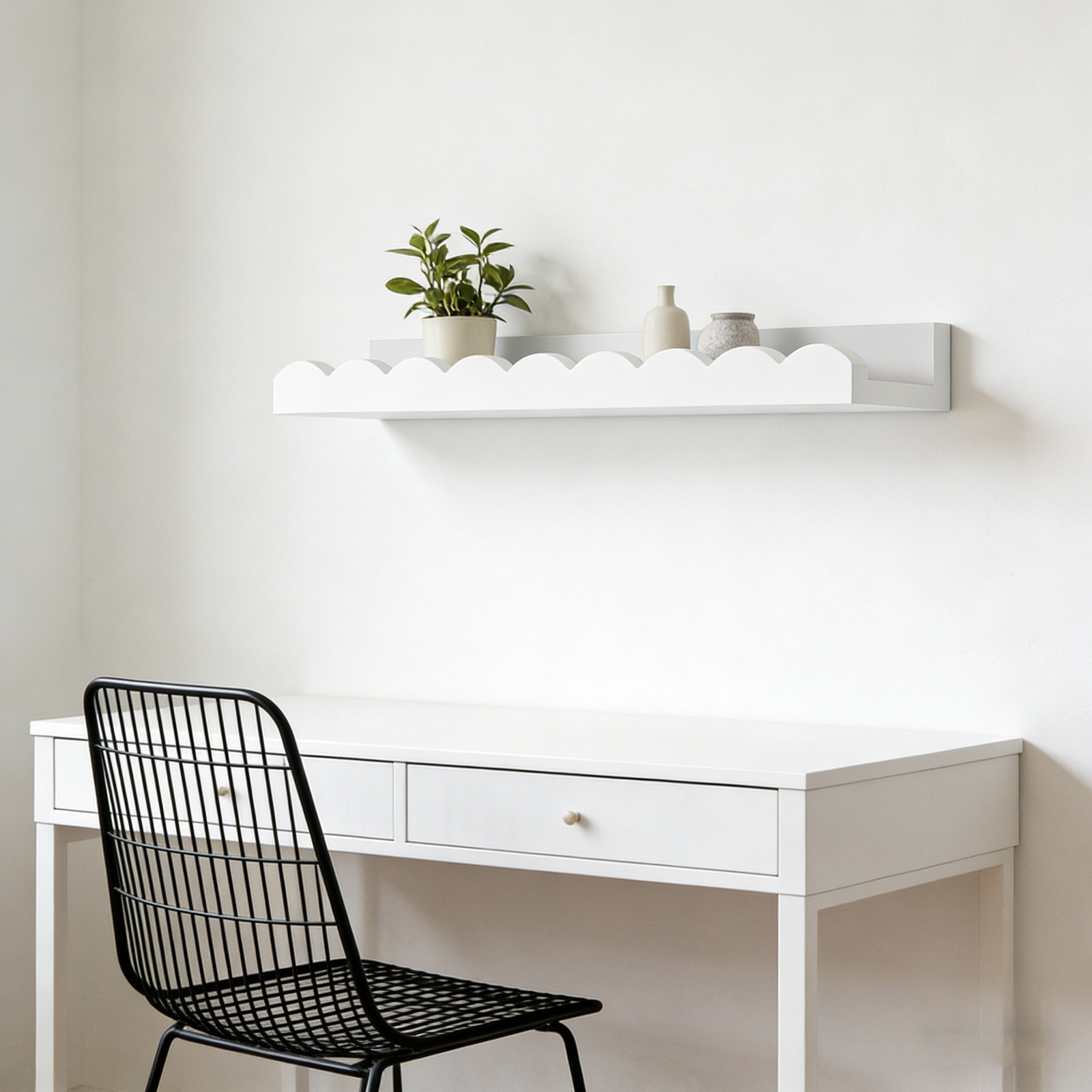 Baby Nursery Floating Shelves - 2개 세트 유아용 선반 벽걸이 책장,