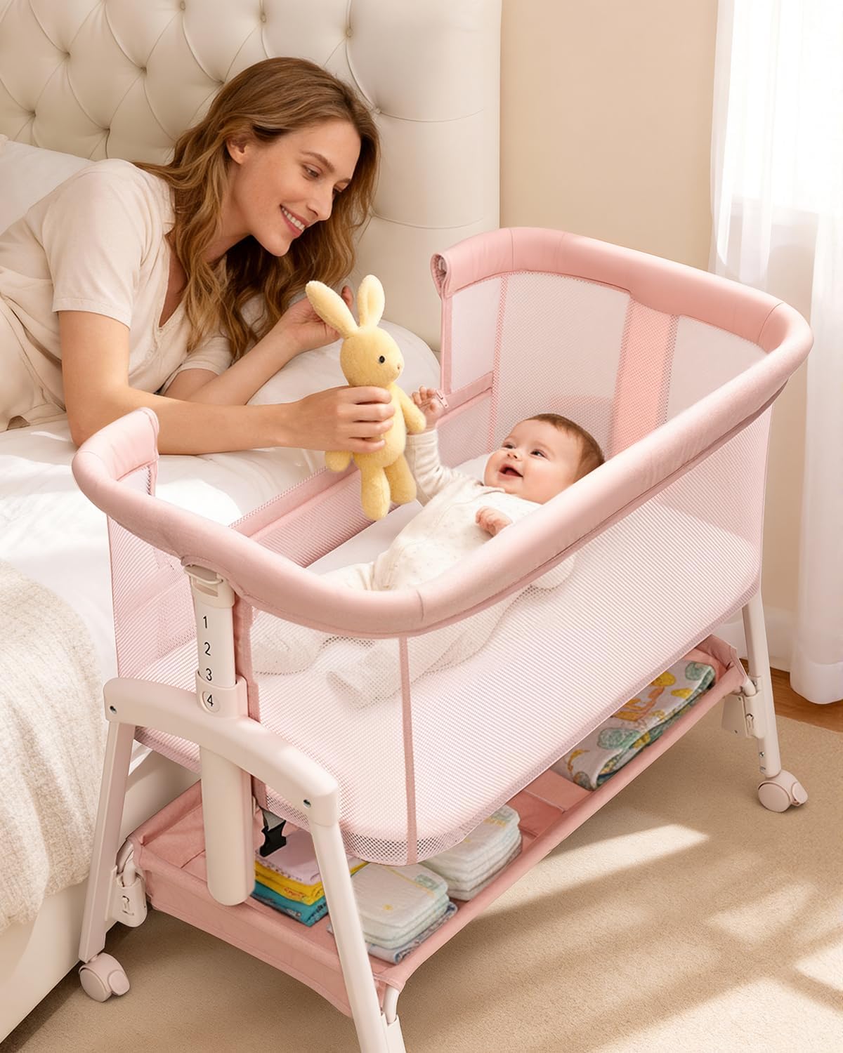 Bassinet Bedside Sleeper - 3 in 1 아기 침대 신생아