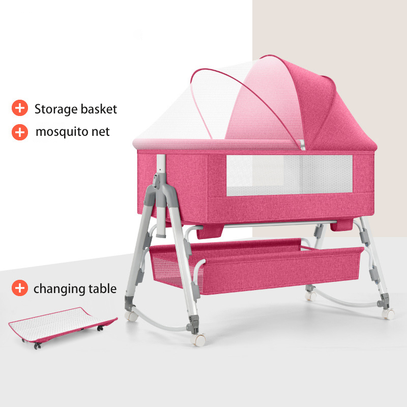 Bassinet Bedside Sleeper - 다기능 신생아 침대 옆 침대, 휴대용