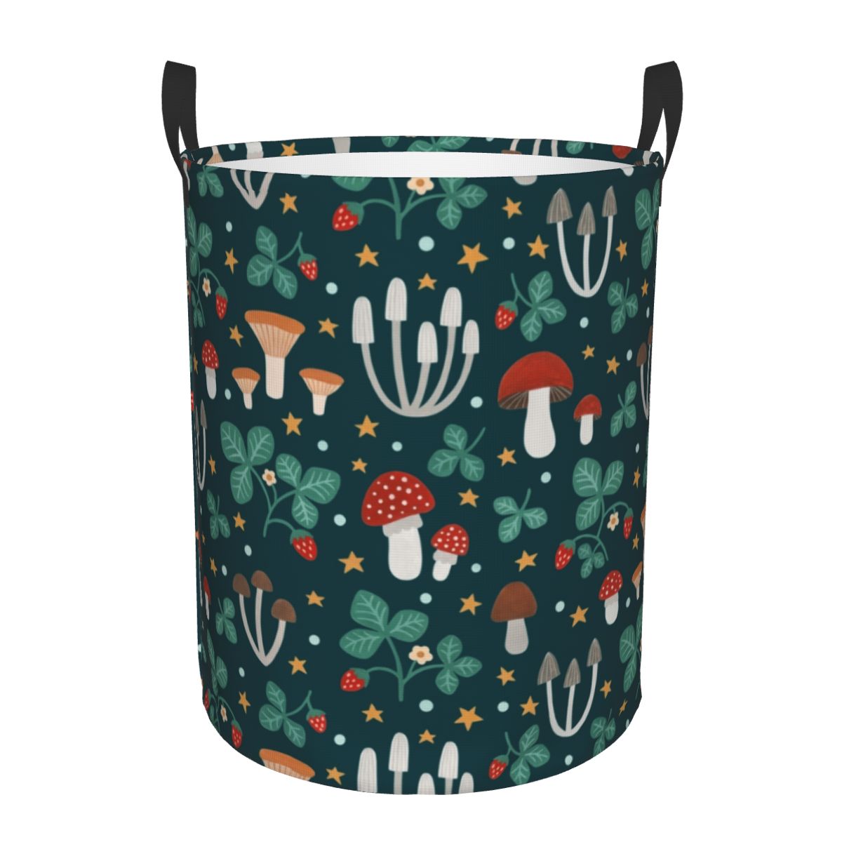 Baby Nursery Laundry Hamper - 매직 포레스트 빨래 바구니, 접히는 사이키델릭