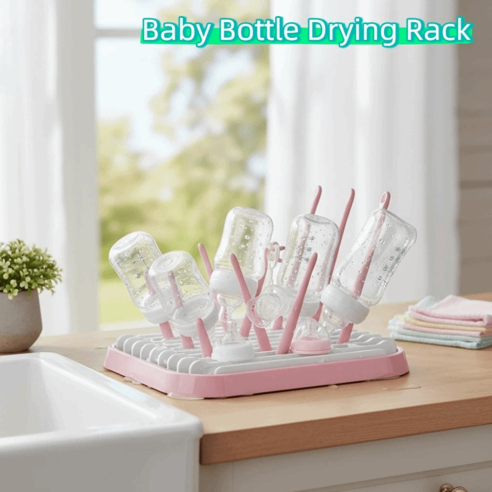Baby Nursery Essentials - 접이식 아기 젖병 건조대 견고한 플라스틱