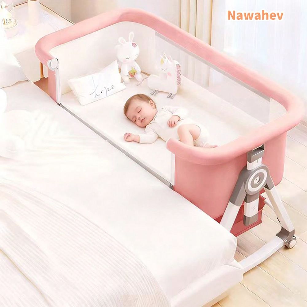 Bassinet Bedside Sleeper - 4in1 아기 침대 겸용 침대, 높이