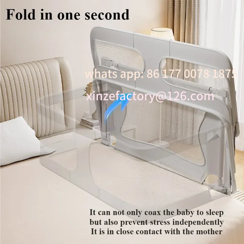 Bassinet Bedside Sleeper - 맞춤형 아기 침대 옆 침대 접이식