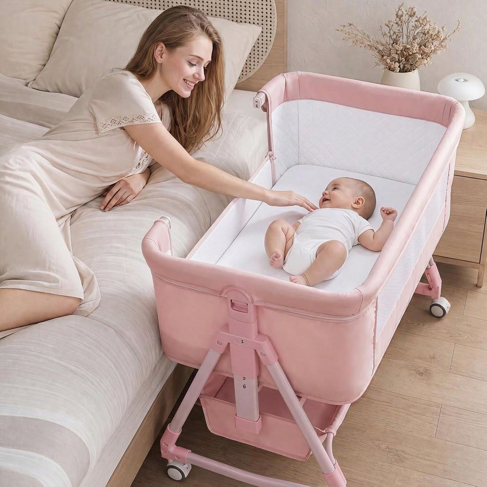 Bassinet Bedside Sleeper - 베이시넷, 3-in-1 아기 침대 겸용 침대,