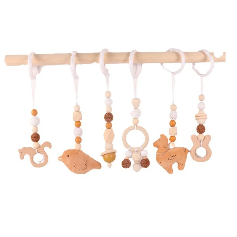 Baby Nursery Hospital - 6Pcs 나무 아기 장난감 나무 너도밤
