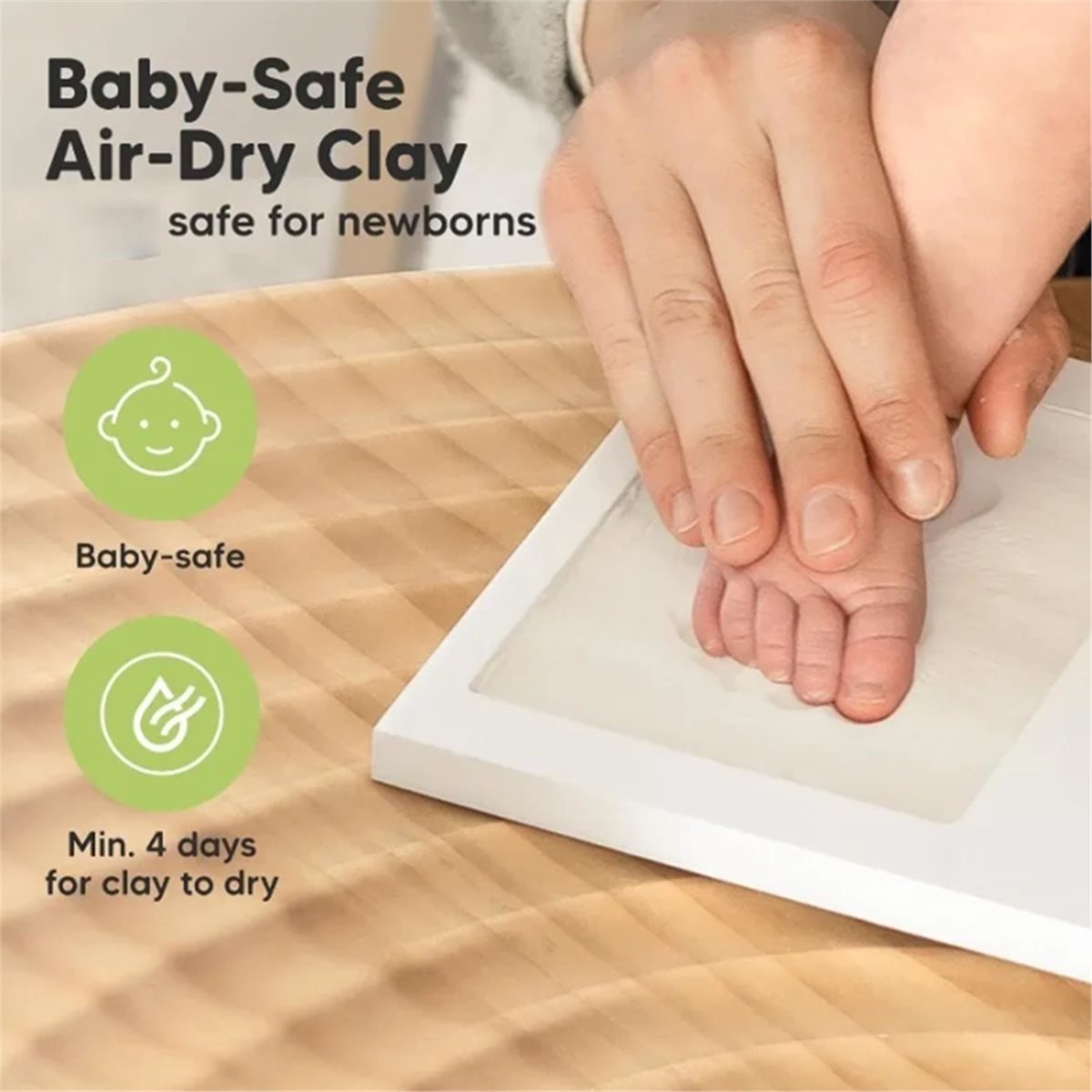Baby Nursery Essentials - Y69A 아기 손발자국 기념품 키트 -