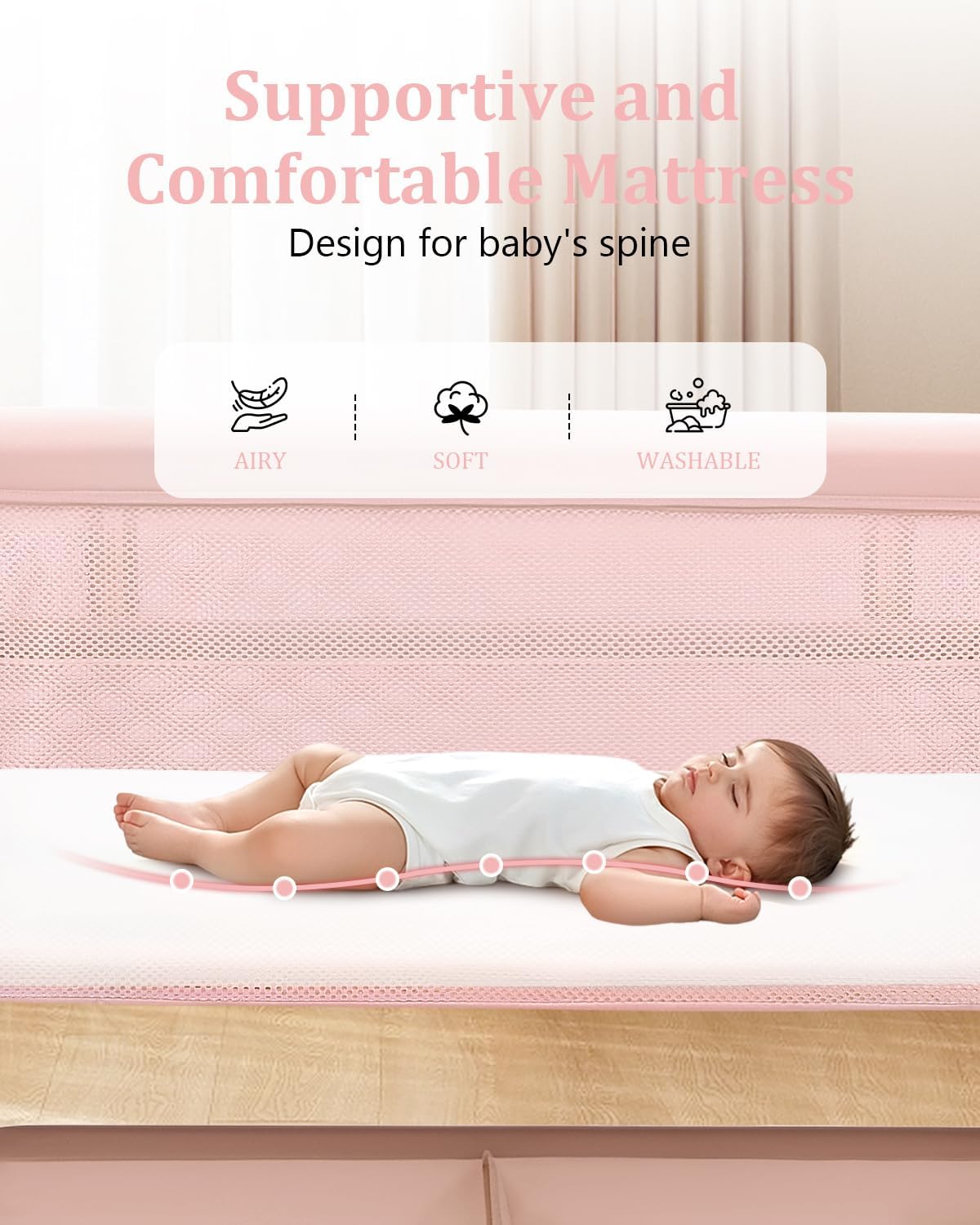 3 in 1 아기 침대 신생아 침대 옆 침대 휴대용 아 - Bassinet Bedside Sleeper 리뷰 및 가격