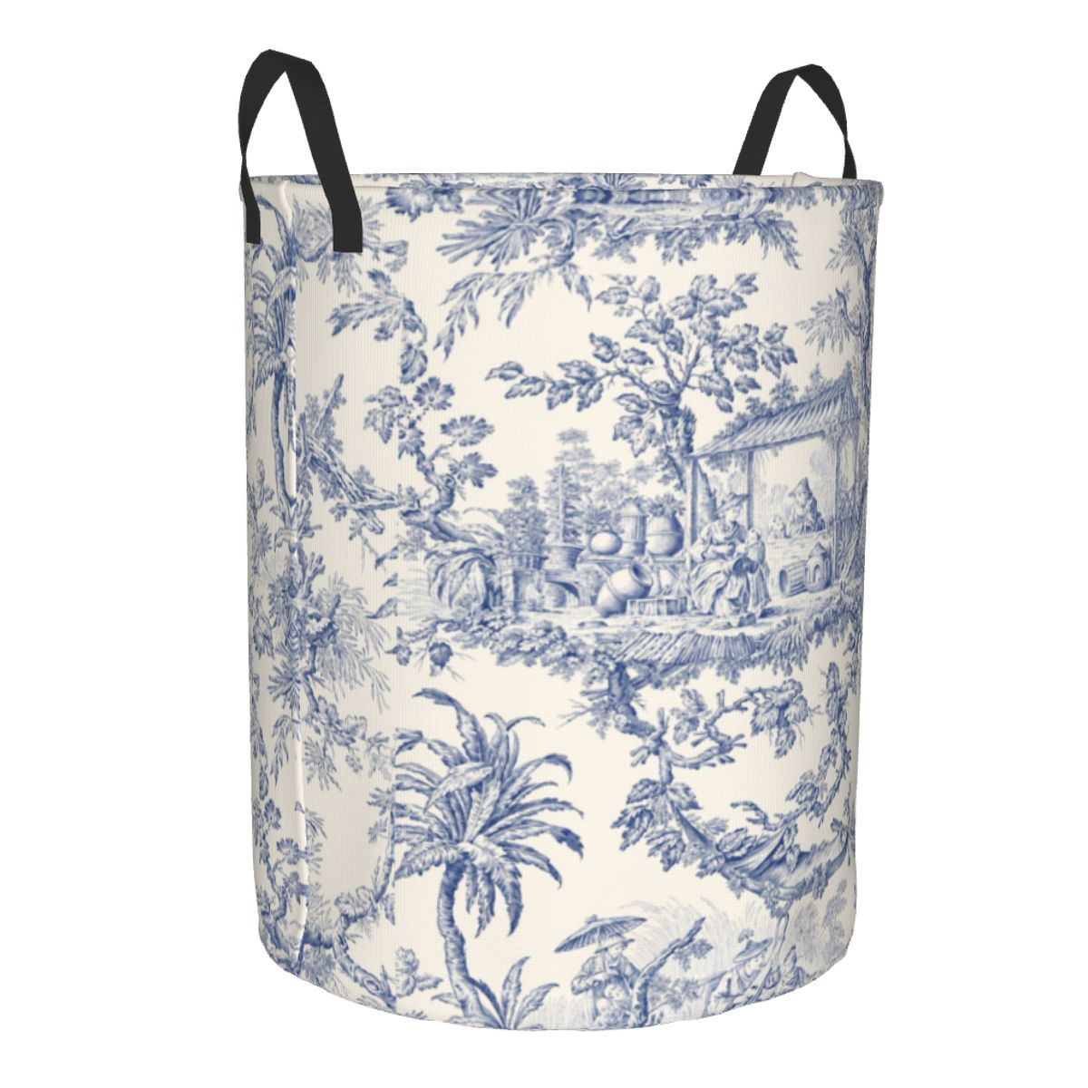 사용자 정의 Toile De Jouy 패턴 세탁 바구니 - Laundry Hamper Nursery 리뷰 및 가격