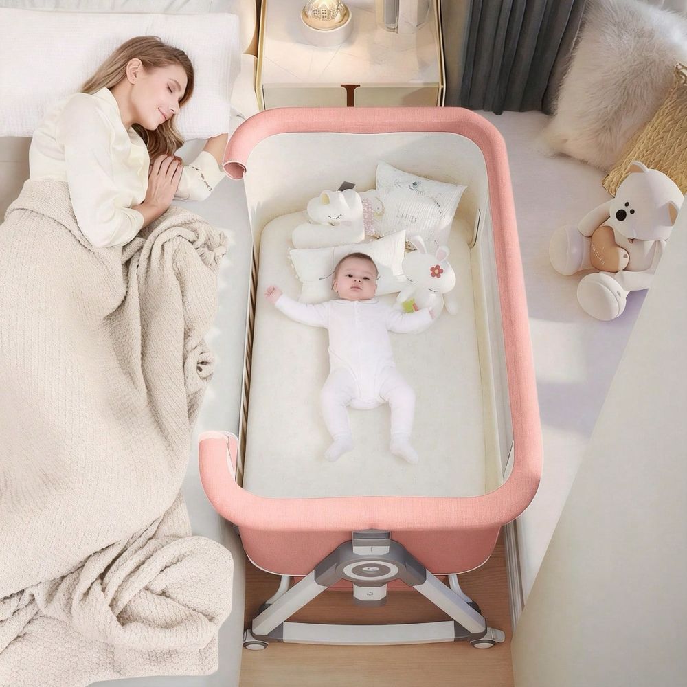 아기 침대, 아기용 침대 옆 침대, 5 in 1 침대  - Bassinet Bedside Sleeper 리뷰 및 가격