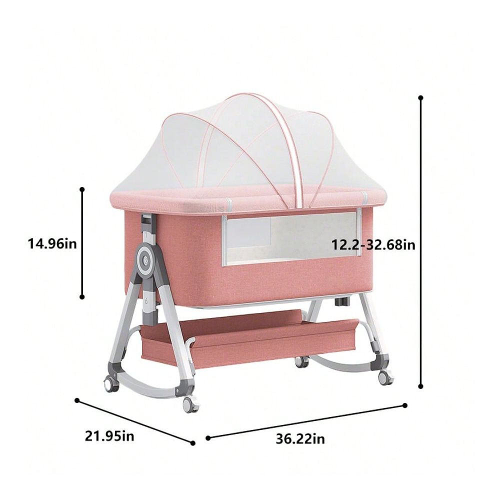 아기 침대, 아기용 침대 옆 침대, 5 in 1 침대  - Bassinet Bedside Sleeper 리뷰 및 가격