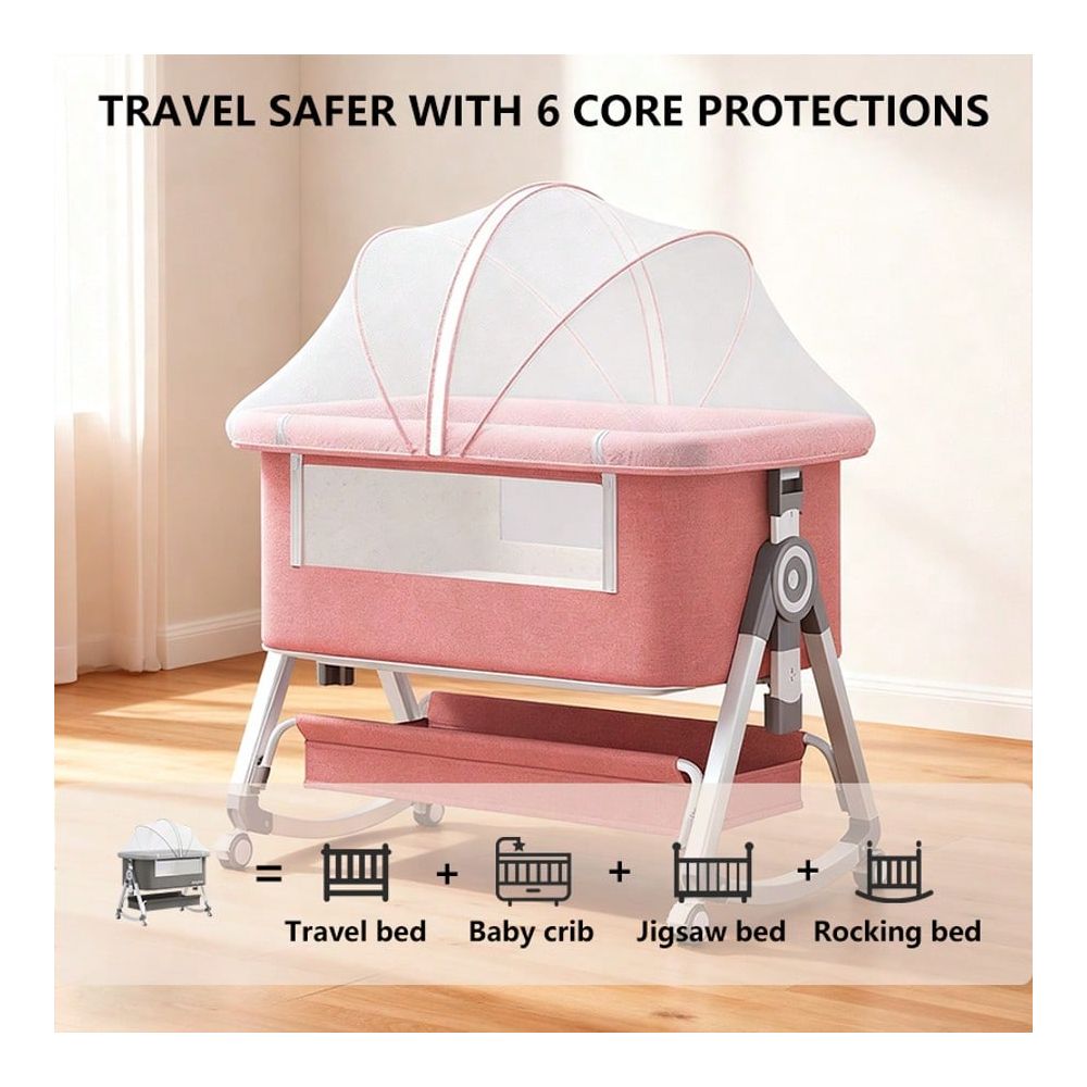아기 침대, 아기용 침대 옆 침대, 5 in 1 침대  - Bassinet Bedside Sleeper 리뷰 및 가격