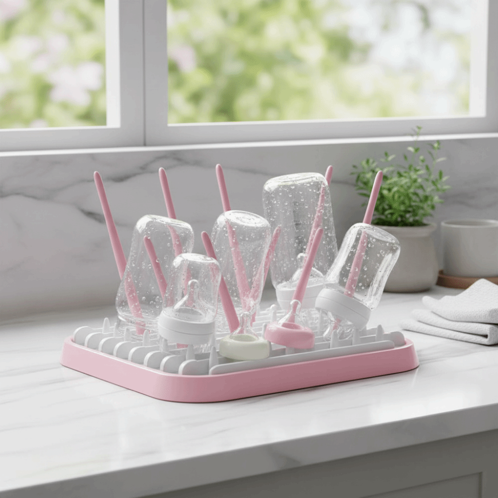 접이식 아기 젖병 건조대 견고한 플라스틱 젖병 세척 건 - Baby Nursery Essentials 리뷰 및 가격