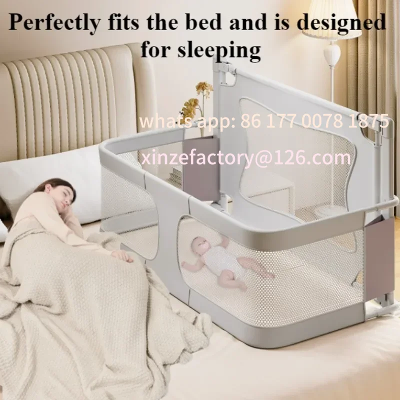 맞춤형 아기 침대 옆 침대 접이식 아기 요람 휴대용 아 - Bassinet Bedside Sleeper 리뷰 및 가격