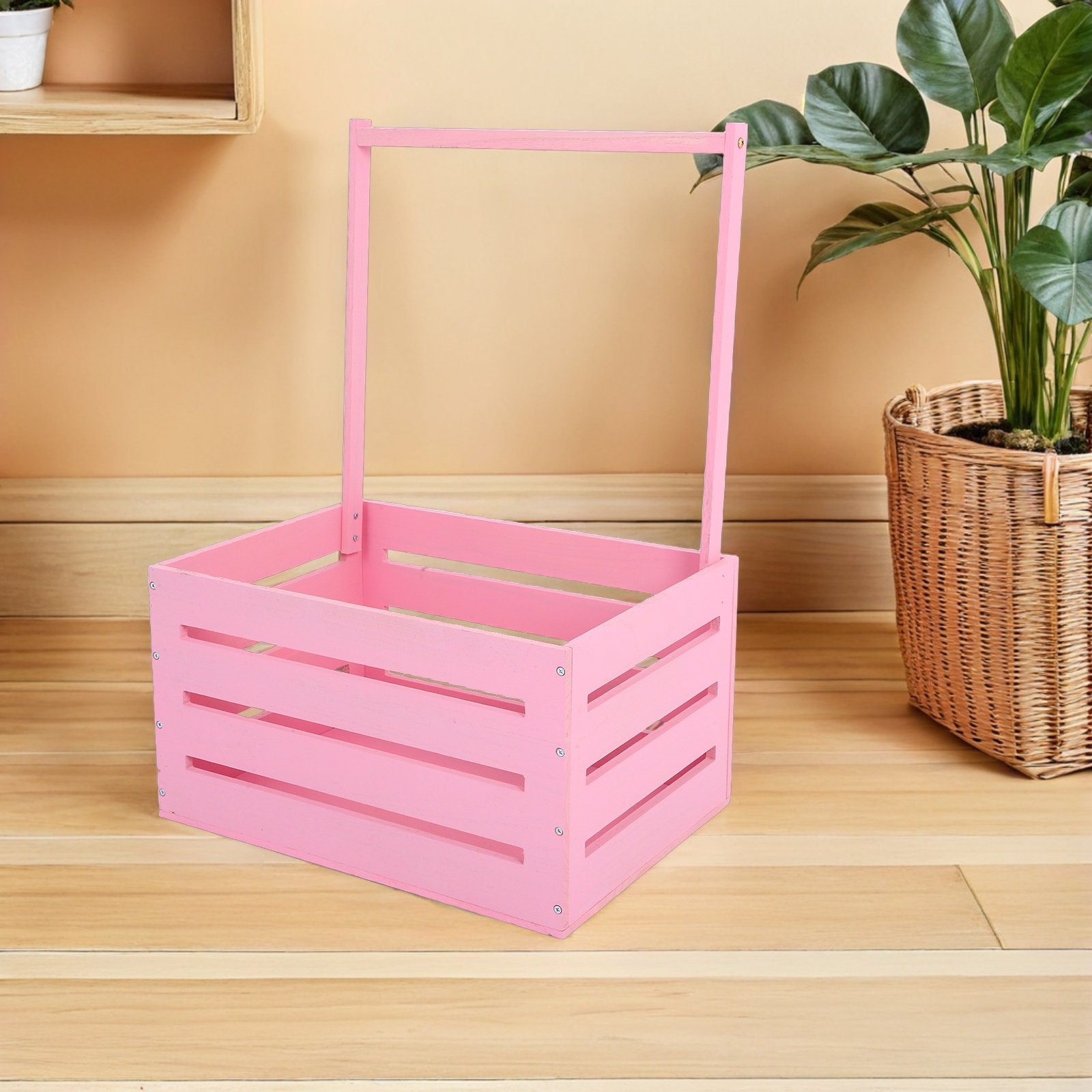 1pcs 손잡이가있는 나무 아기 의류 보관 바구니 신생 - Baby Nursery Laundry Hamper 리뷰 및 가격