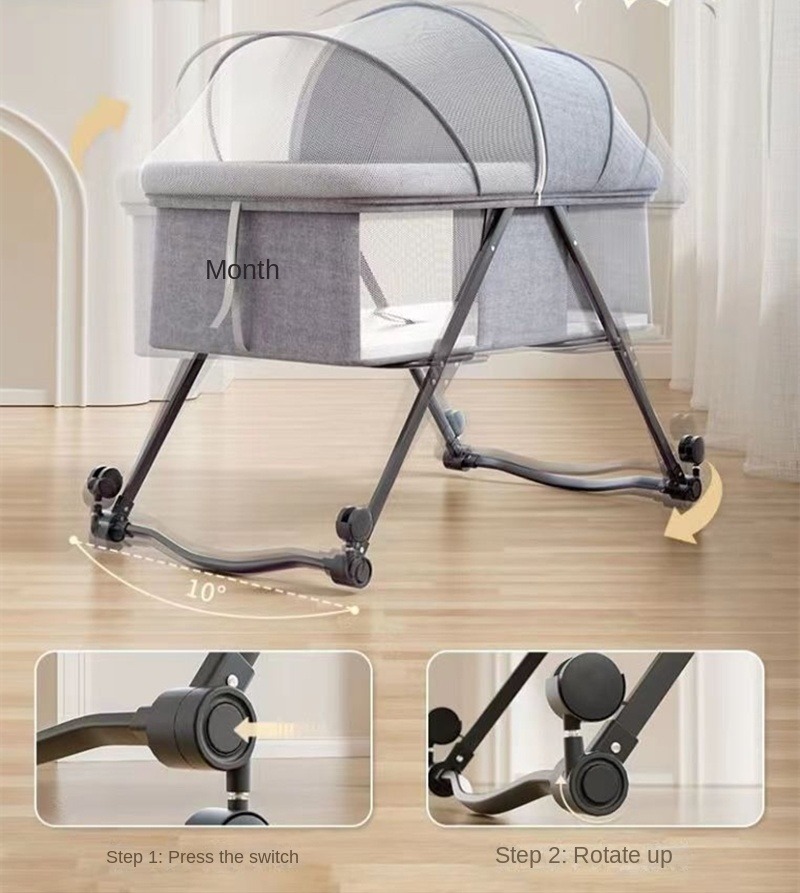 휴대용 아기 침대 커버 모기장 포함 아기 침대 옆 침대 - Bassinet Bedside Sleeper 리뷰 및 가격